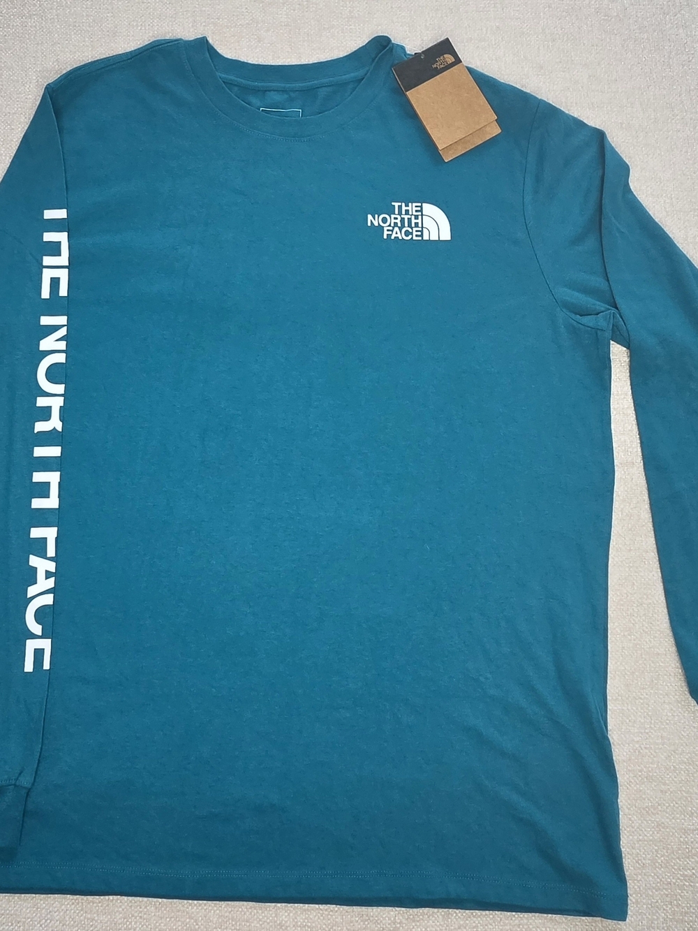 The North Face Men's XL Long Sleeve Hit Tee Harbor Blue NWT